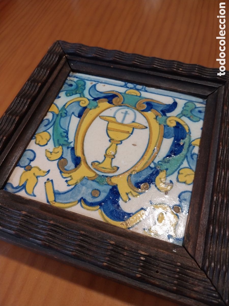 Antig&uuml;edades: Azulejo d Manises. Barroco. Expectacular - Foto 2