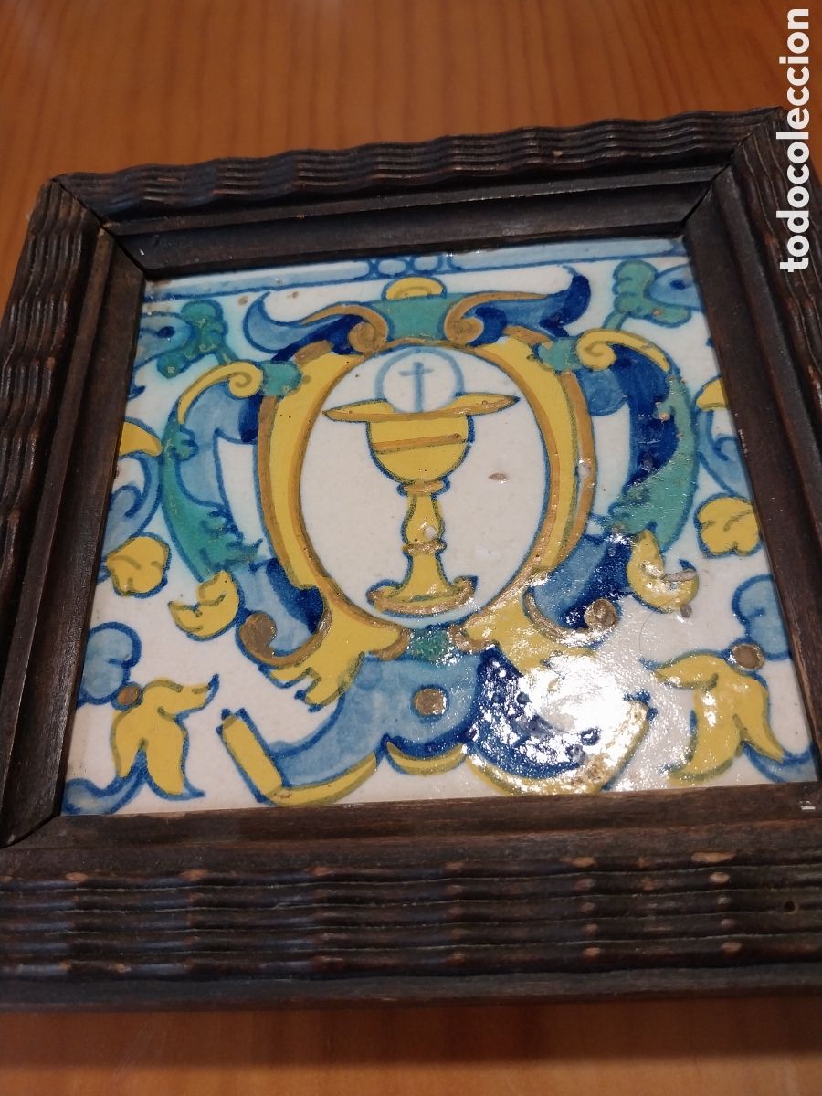 Antig&uuml;edades: Azulejo d Manises. Barroco. Expectacular - Foto 3