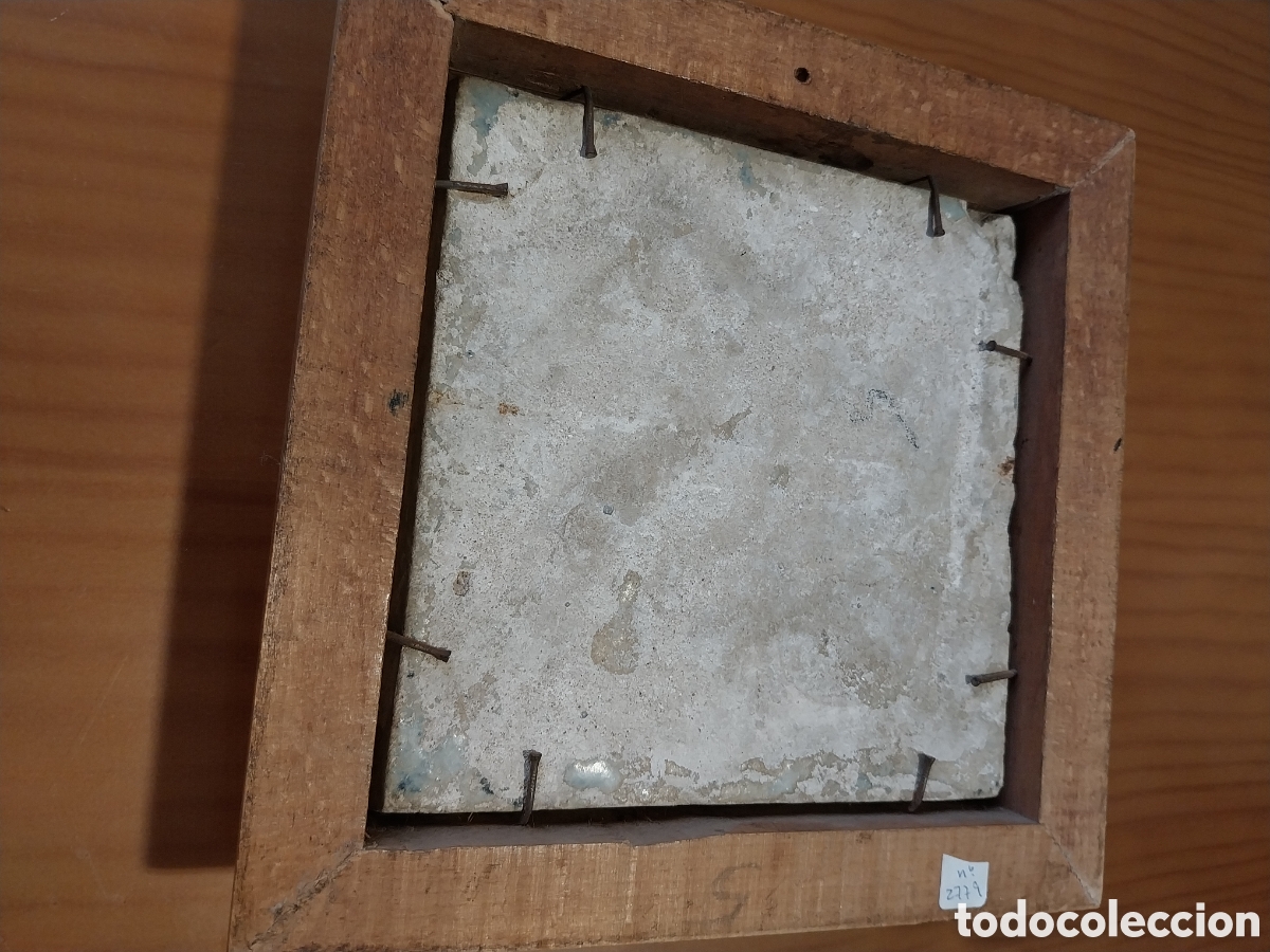 Antig&uuml;edades: Azulejo s.XV. Manises. - Foto 2
