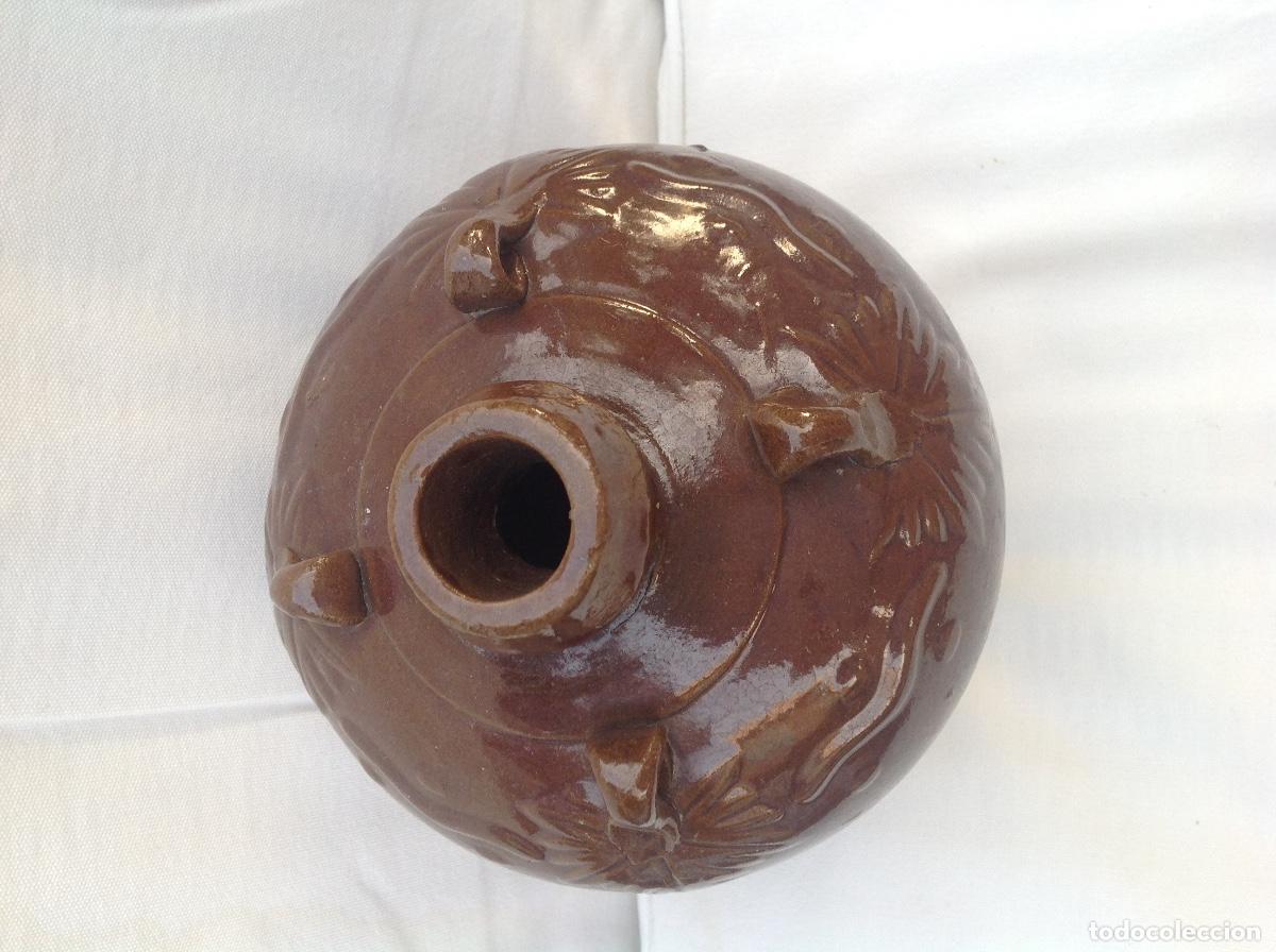 Antig&uuml;edades: Botella China de gres esmaltado. s XX - Foto 2