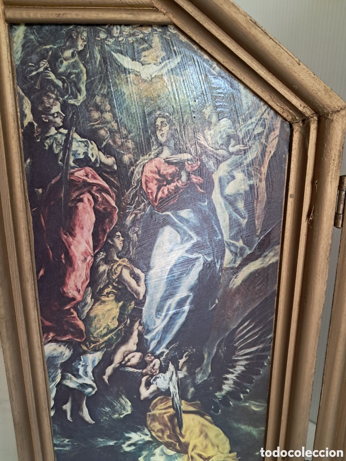 Antig&uuml;edades: Trictico eclesiastico antiguo - Foto 3