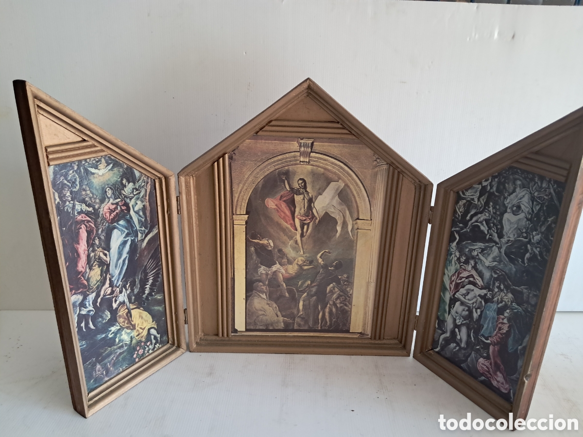 Antig&uuml;edades: Trictico eclesiastico antiguo - Foto 1