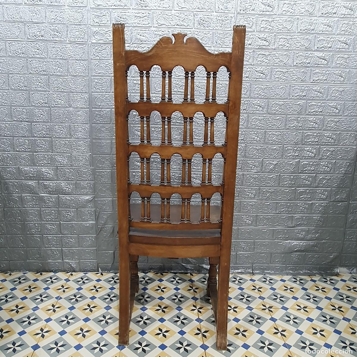 Antig&uuml;edades: Antigua silla de roble - Foto 6