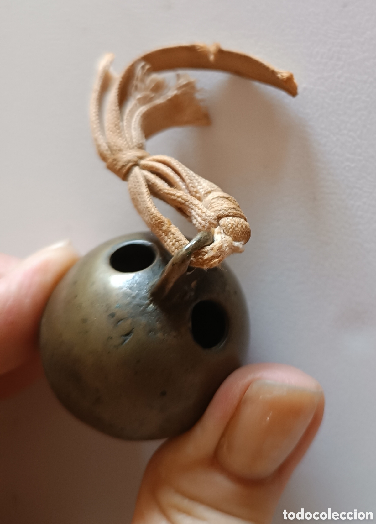 Antig&uuml;edades: Antiguo CASCABEL en Bronce n&uacute;mero 9. - Foto 6