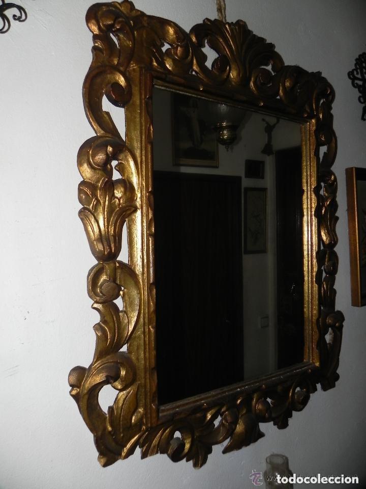 Antig&uuml;edades: Espejo con Marco Antiguo - Foto 5