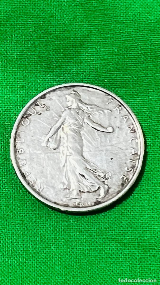 Antig&uuml;edades: MONEDA 5 FRANCOS DE 1964 EN PLATA DE LEY - Foto 3
