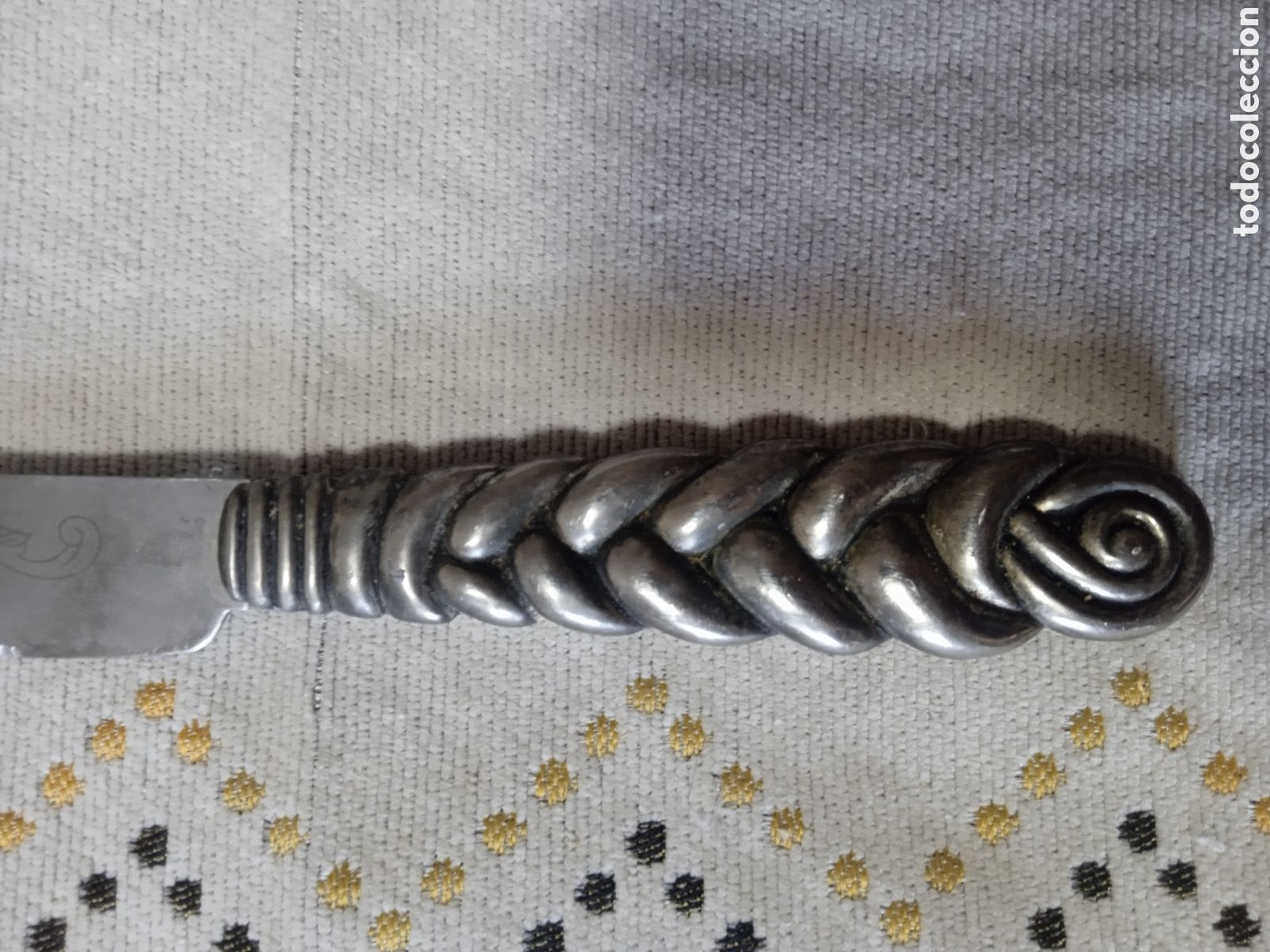 Antig&uuml;edades: Cuchillo jud&iacute;o jal&aacute; (cortar pan en shabat) - Foto 4