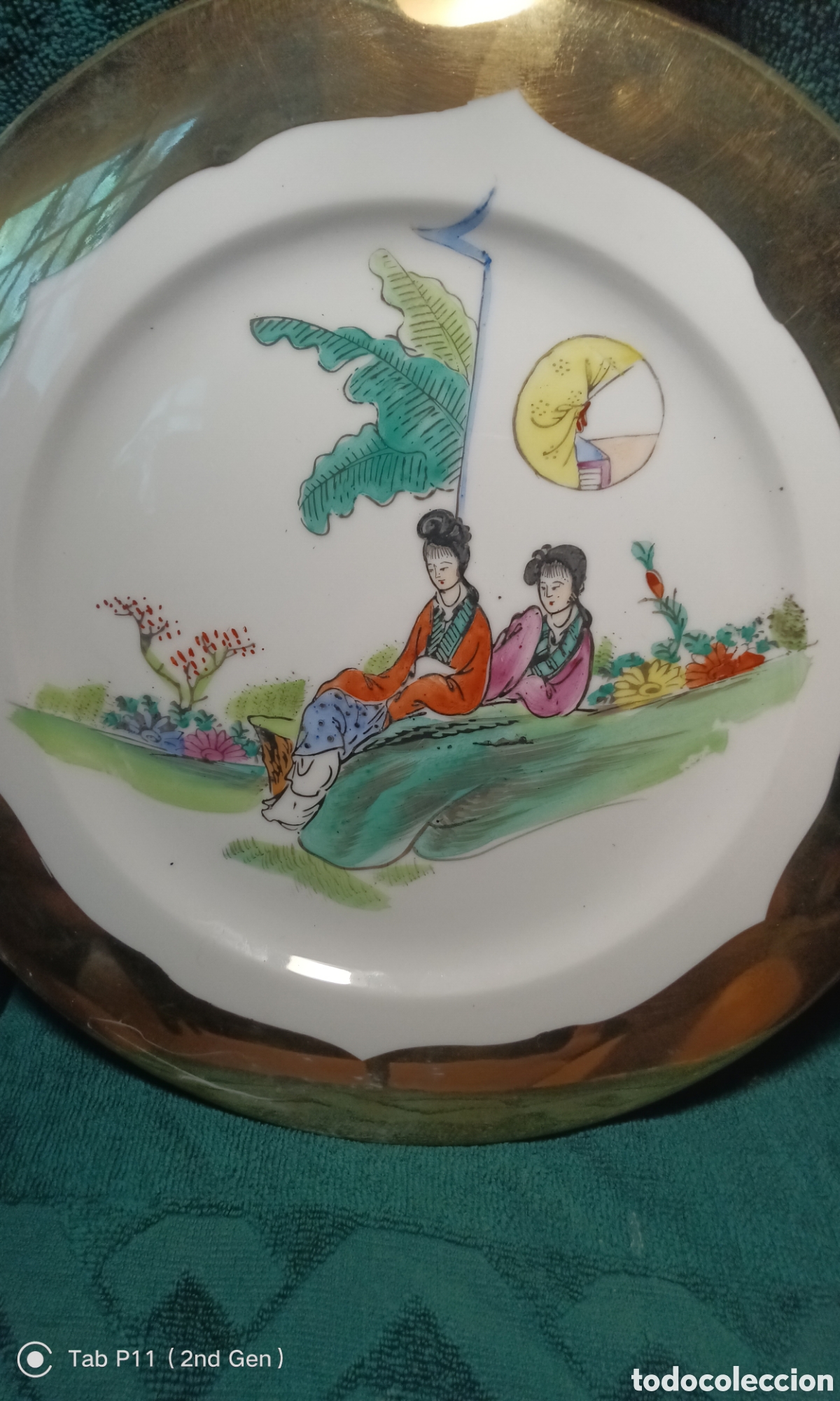 Antig&uuml;edades: Precioso plato de Macao - Foto 3