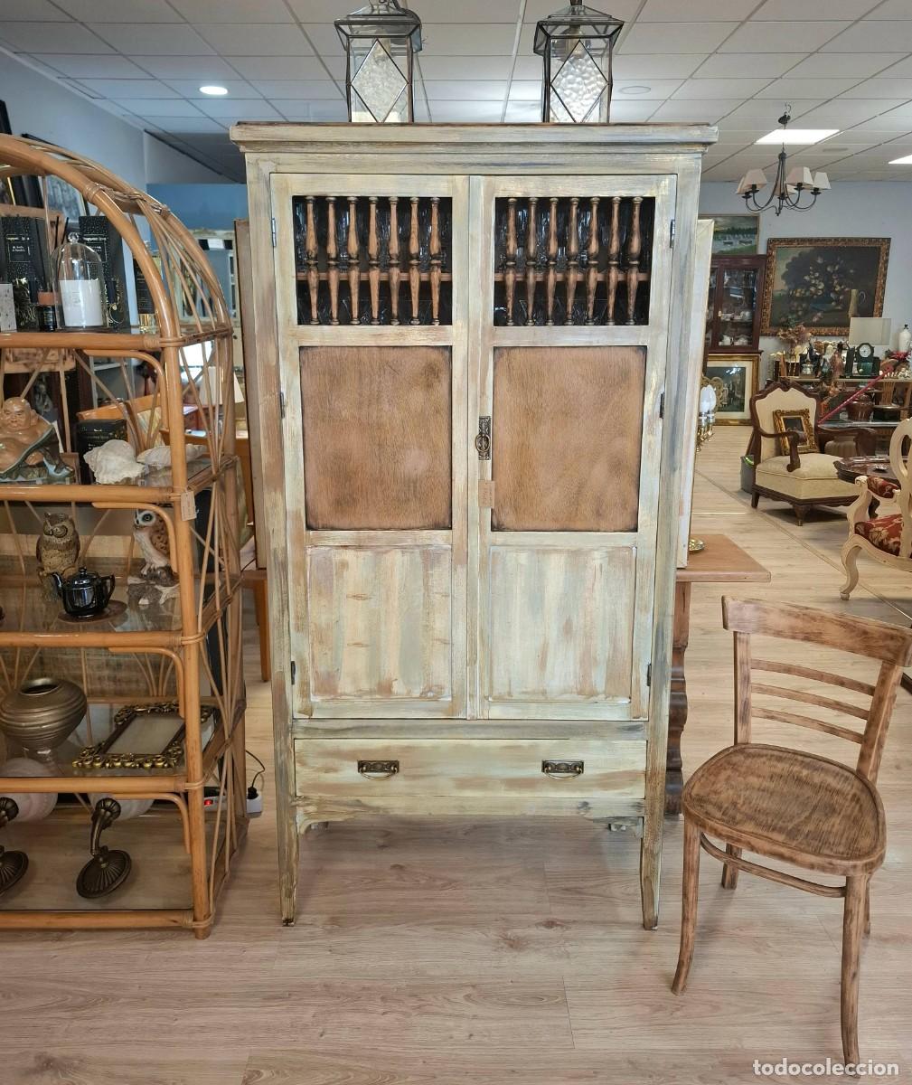 Antig&uuml;edades: Alacena r&uacute;stica madera noble - Foto 1