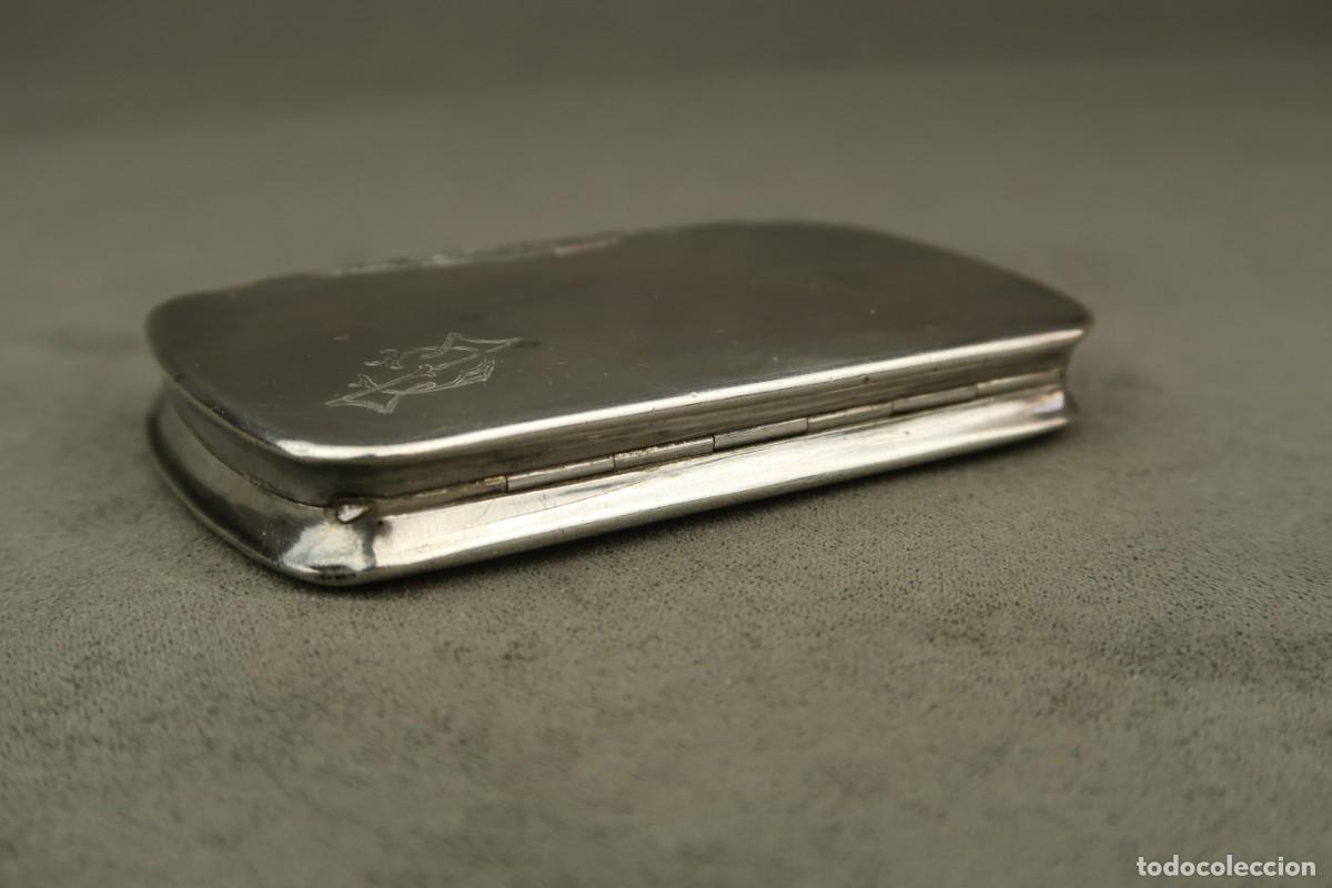 Antig&uuml;edades: Antigua Cajita de Rape de Plata - Foto 9