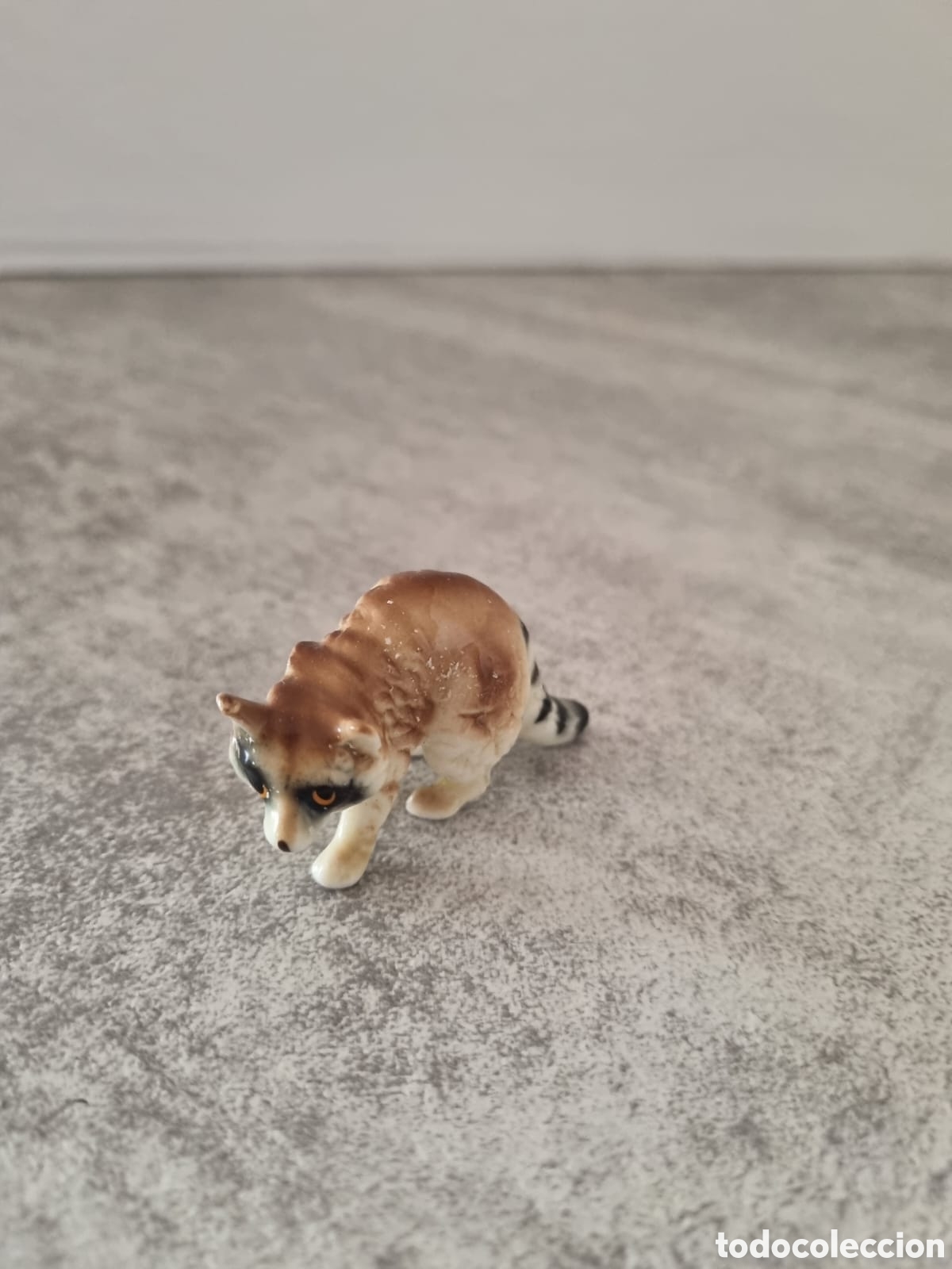 Antig&uuml;edades: Mapache Porcelana miniatura - Foto 2