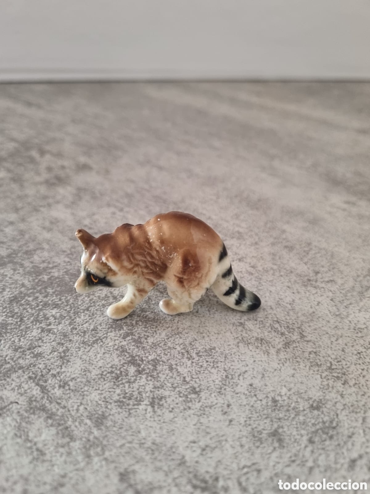 Antig&uuml;edades: Mapache Porcelana miniatura - Foto 1