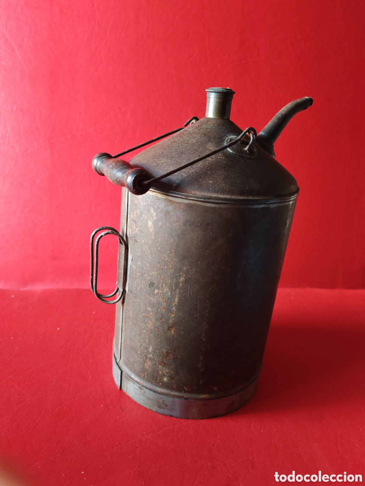 Antig&uuml;edades: Antigua lata aceitera - Foto 3