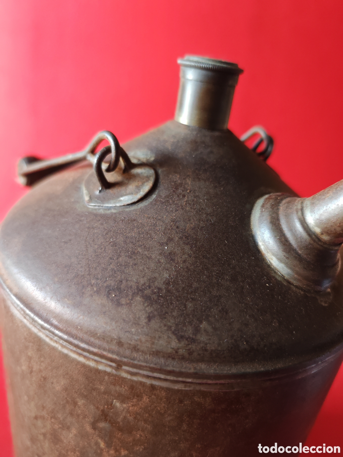 Antig&uuml;edades: Antigua lata aceitera - Foto 7