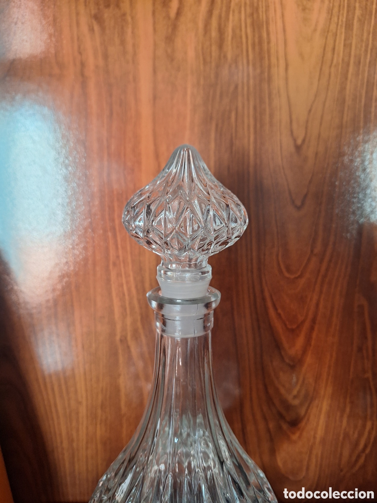 Antig&uuml;edades: Botella antigua de cristal - Foto 2