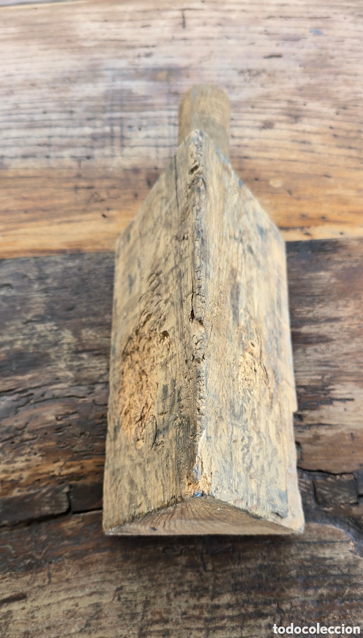 Antig&uuml;edades: Raro mazo de madera antiguo - Foto 2