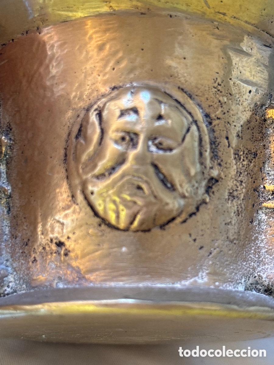 Antig&uuml;edades: Mortero de bronce antiguo - Foto 4