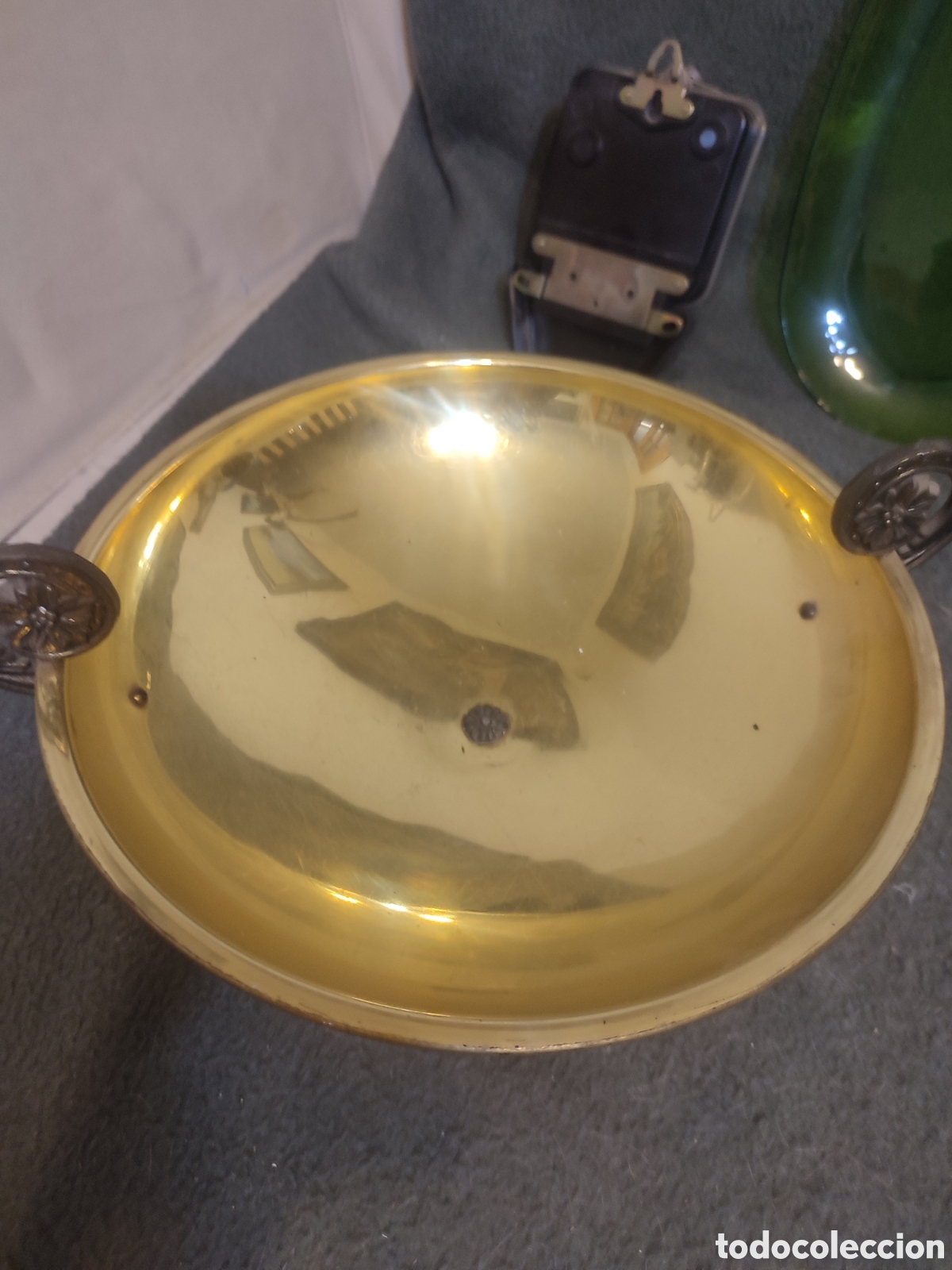 Antig&uuml;edades: Frutero de bronce metalico - Foto 4