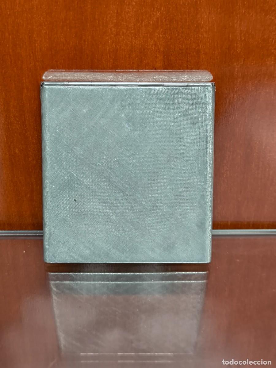 Antig&uuml;edades: BOLSO POLVERA EN PLATA CON PIEDRA COMO DECORACION - Foto 3