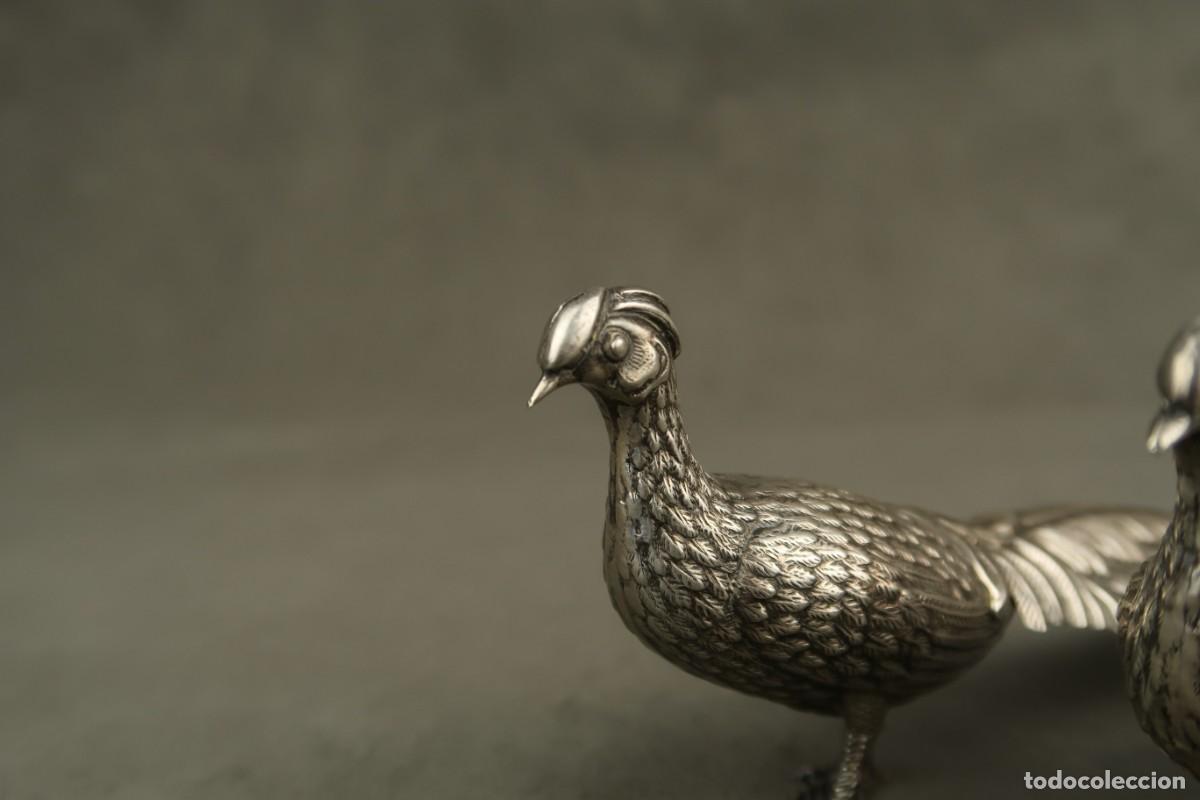 Antig&uuml;edades: Antiguos Faisanes de Plata - Foto 3