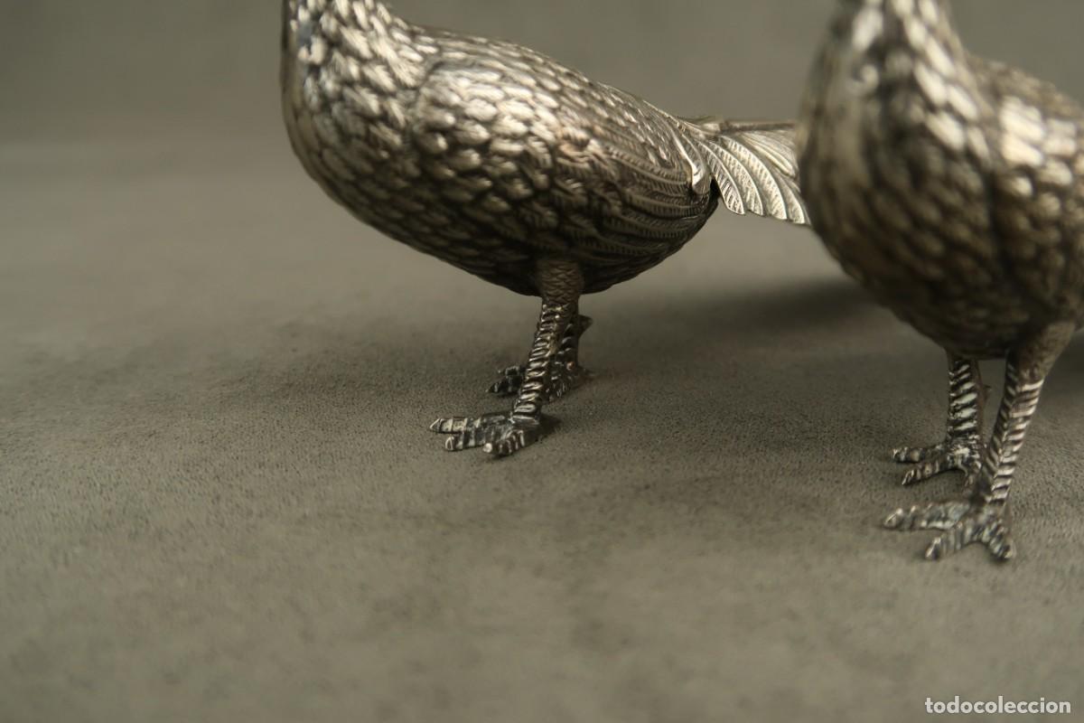 Antig&uuml;edades: Antiguos Faisanes de Plata - Foto 6