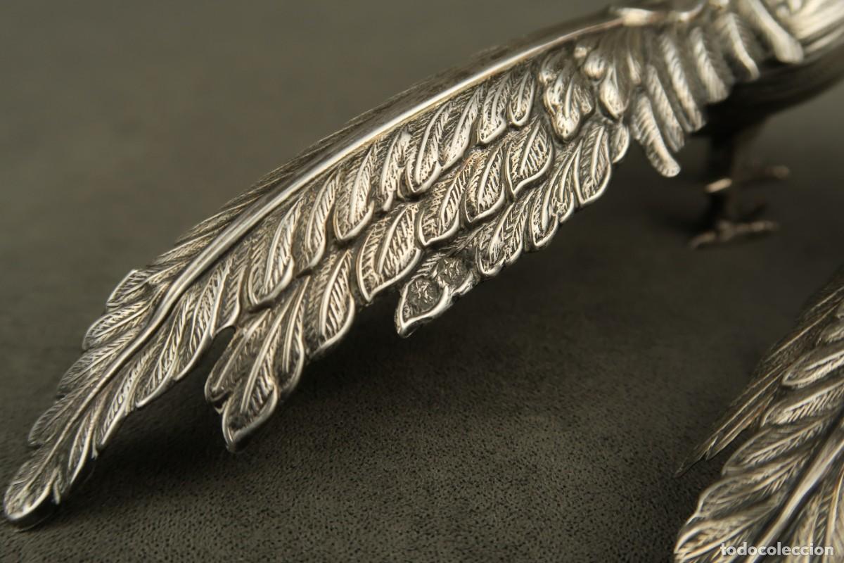 Antig&uuml;edades: Antiguos Faisanes de Plata - Foto 12