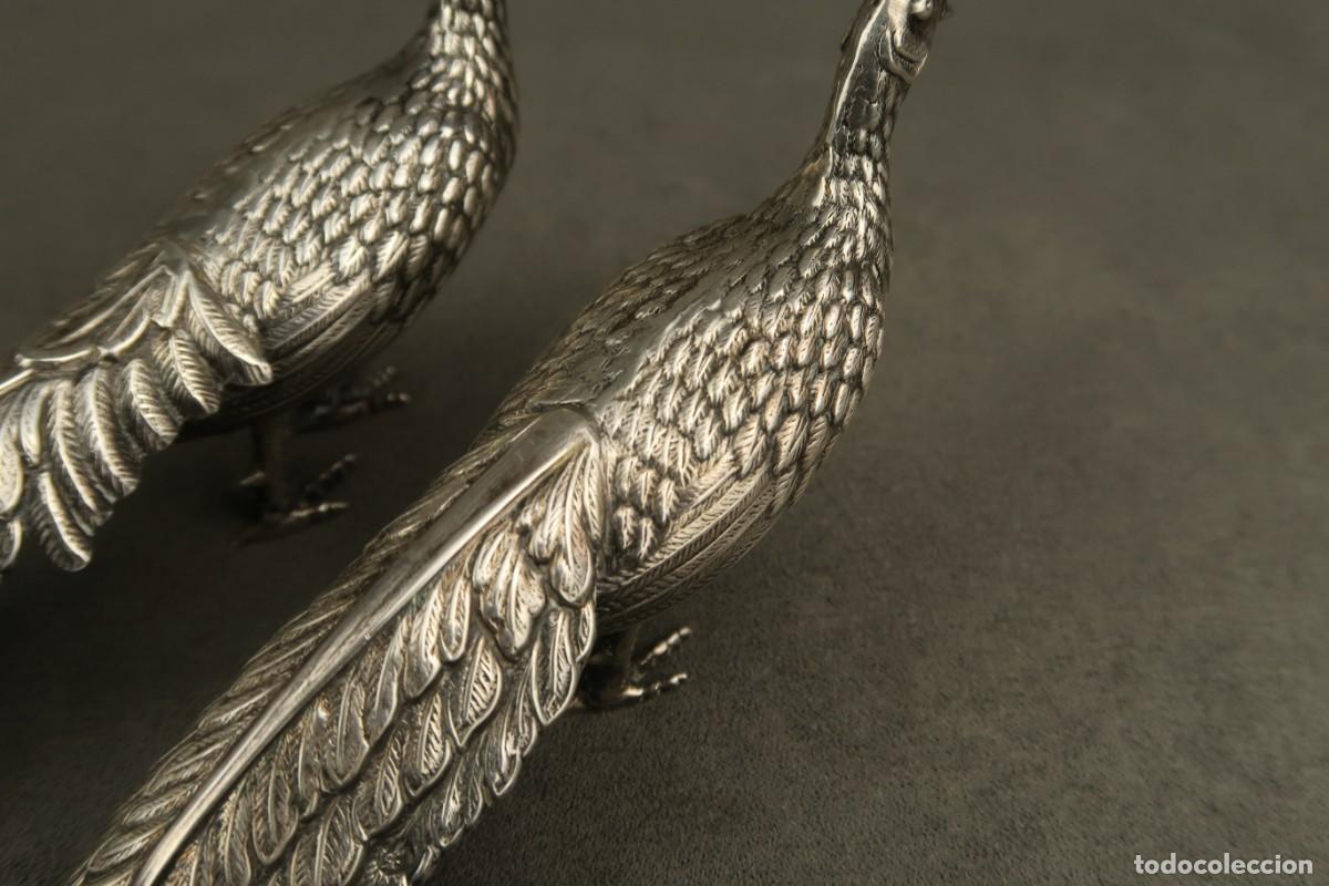 Antig&uuml;edades: Antiguos Faisanes de Plata - Foto 14