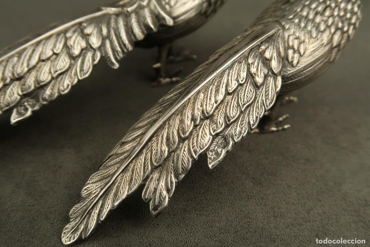 Antig&uuml;edades: Antiguos Faisanes de Plata - Foto 15