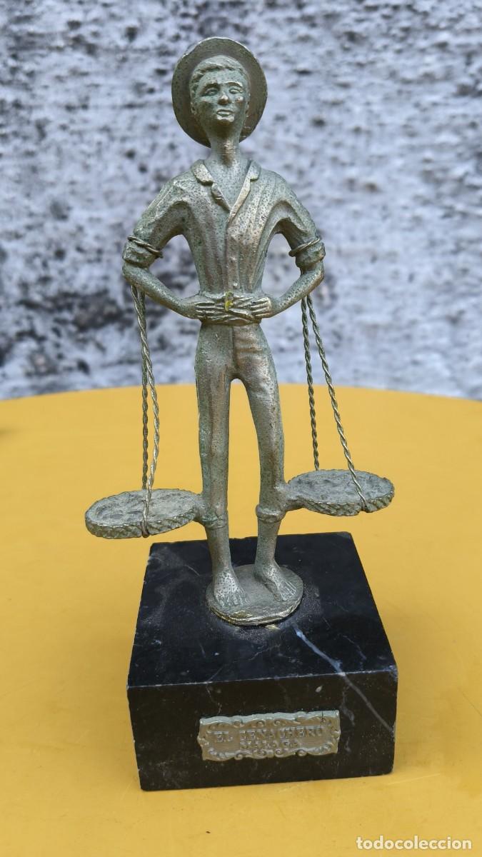 Antig&uuml;edades: Sculpture bronze el cenacheros de Malaga - Foto 1