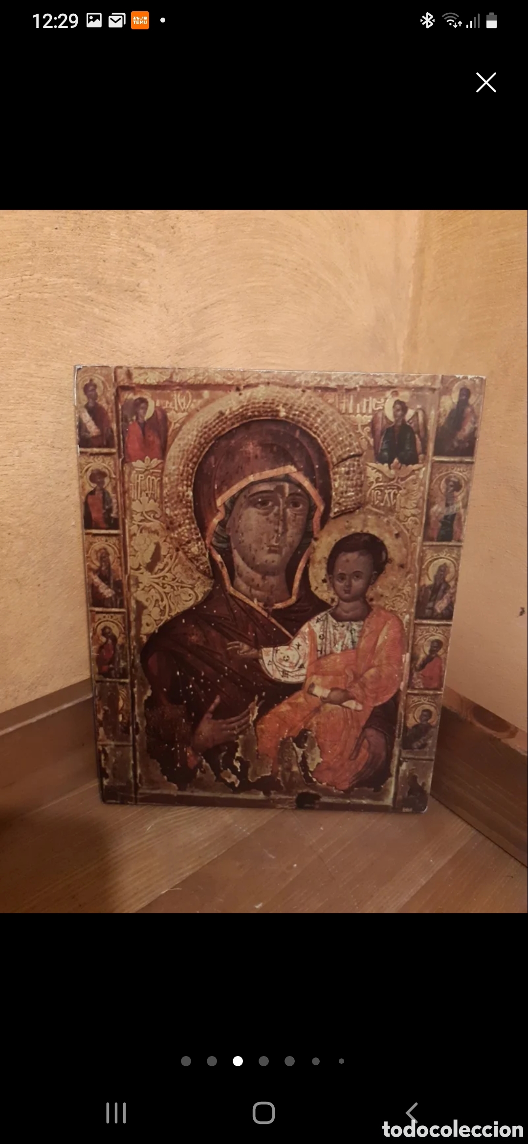 Antig&uuml;edades: Vigen con ni&ntilde;o antigua - Foto 1