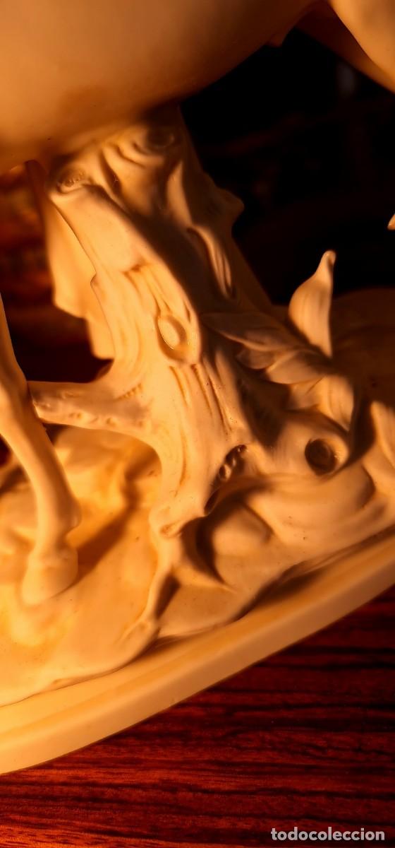 Antig&uuml;edades: Biscuit &rdquo;Orientalin mit Pferd&rdquo; Scheibe-Alsbach - Foto 8