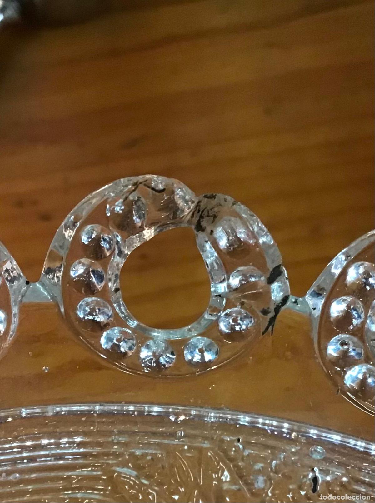 Antig&uuml;edades: SOPORTE PARA PASTELES, CRISTAL - Foto 6