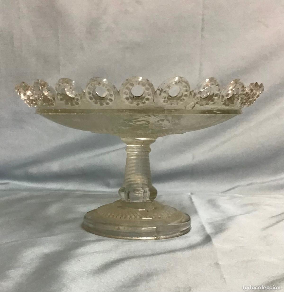 Antig&uuml;edades: SOPORTE PARA PASTELES, CRISTAL - Foto 1