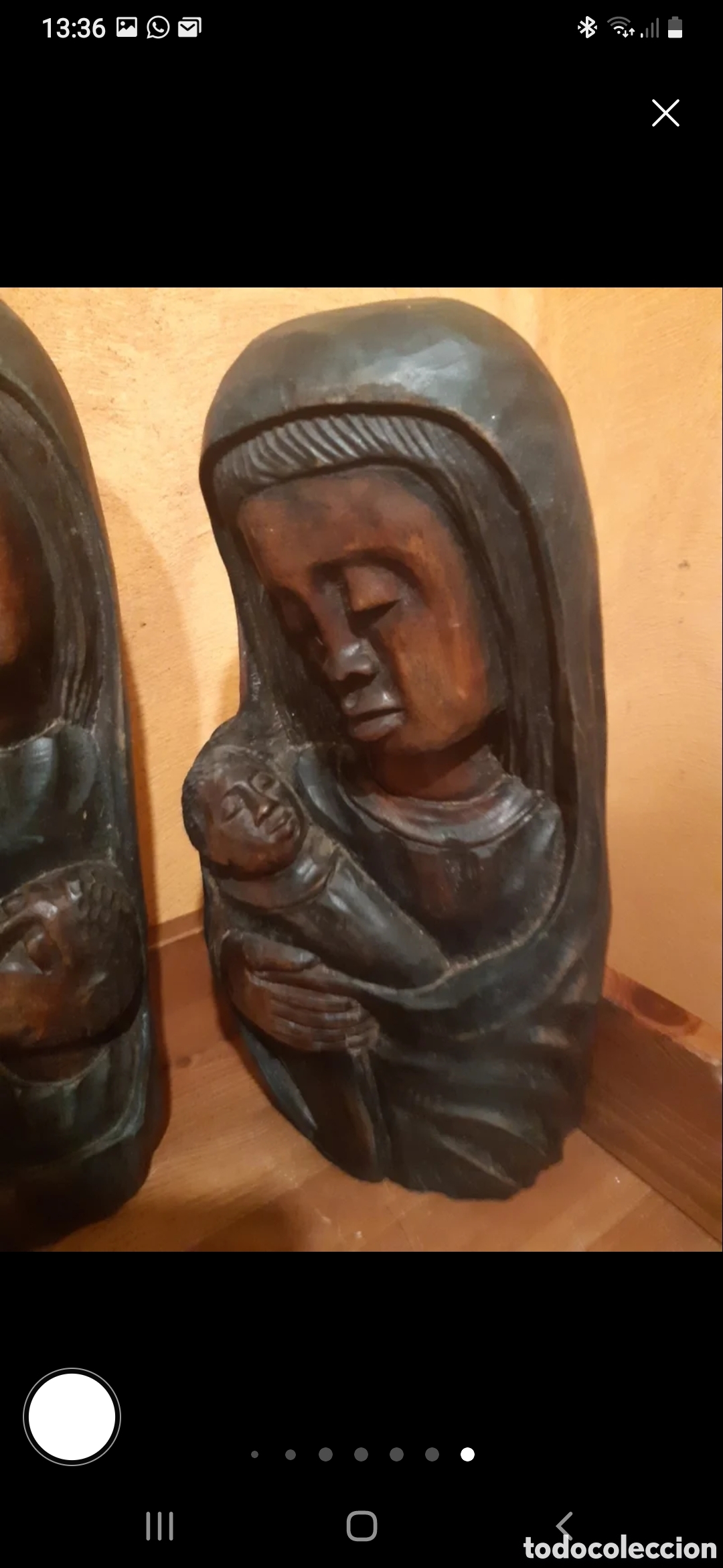 Antig&uuml;edades: Im&aacute;genes Religiosas en madera - Foto 1