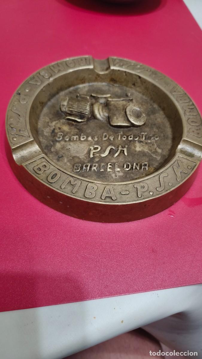 Antig&uuml;edades: Cendrier bronze 1 kg Barcelone 1960 - Foto 4