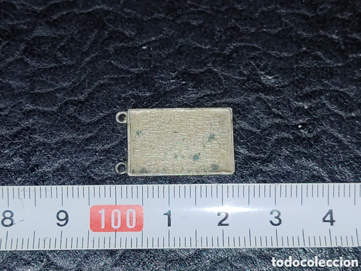 Antig&uuml;edades: Medalla & Escapulario antiguo de plata 925. *2* - Foto 3