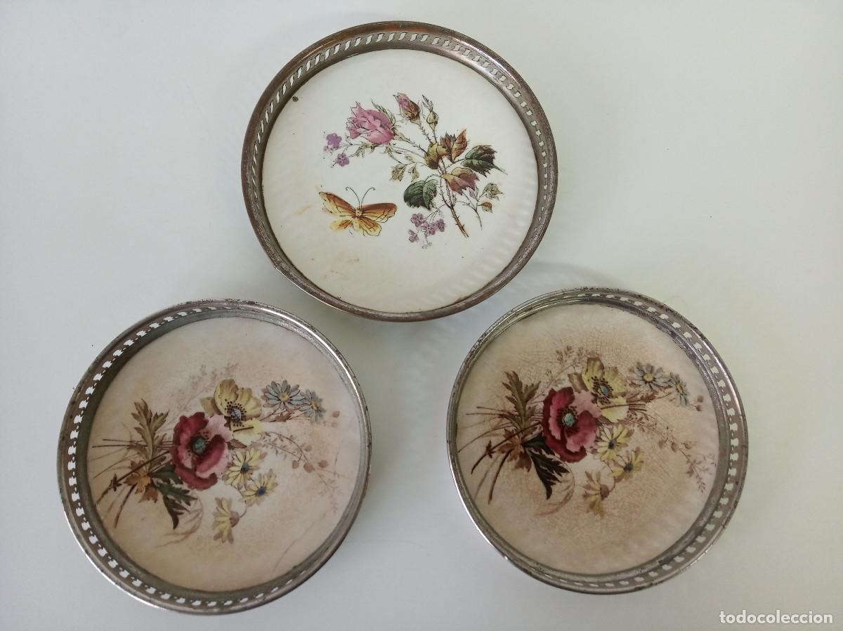 Antig&uuml;edades: ANTIGUAS BASES EN MAJOLICA - Foto 1