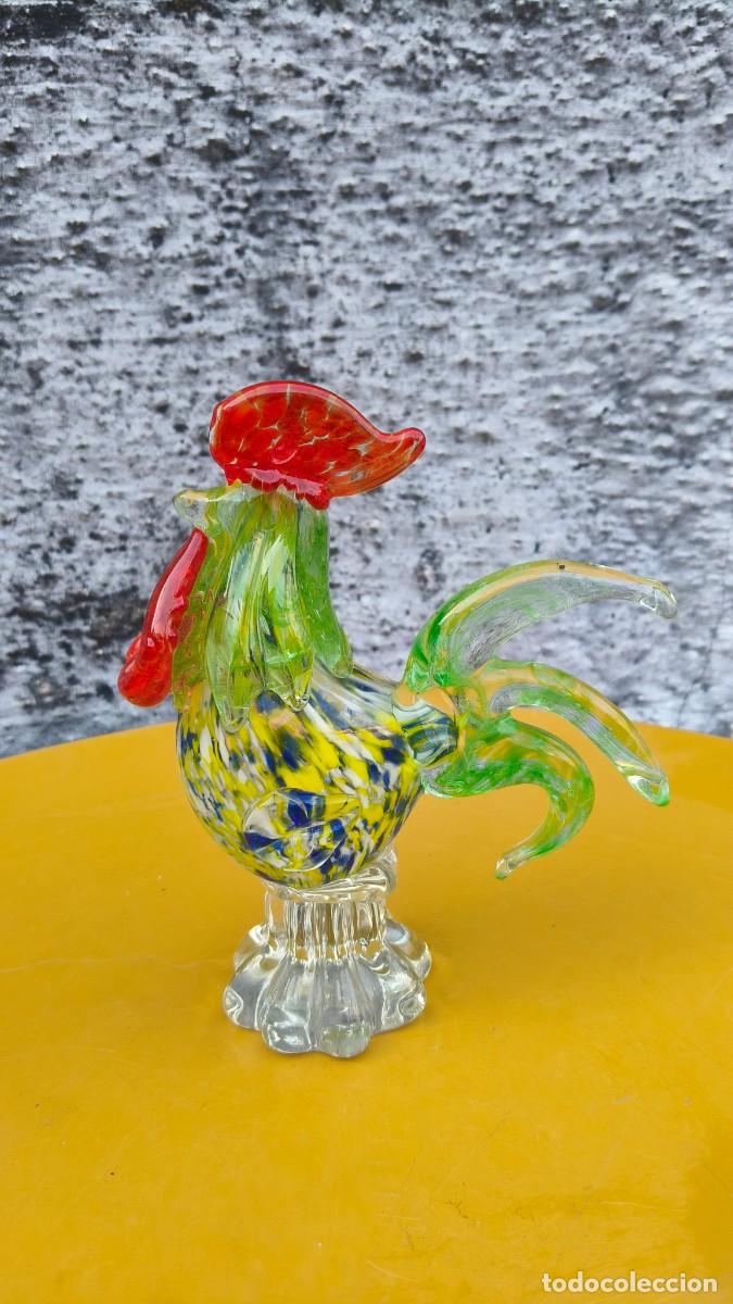 Antig&uuml;edades: Sculpture coq de Murano 1960 original - Foto 7