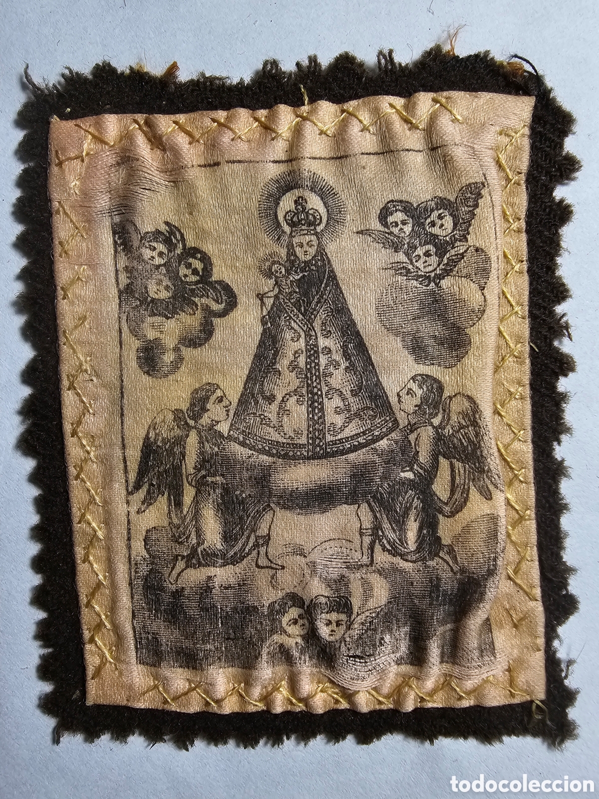 Antig&uuml;edades: Escapulario antiguo principio sigloXX - Foto 1