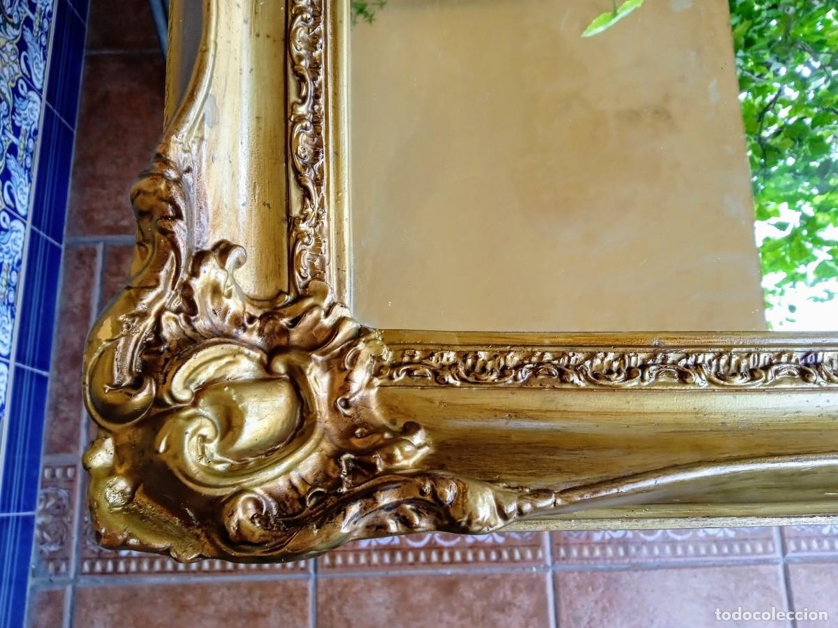 Antig&uuml;edades: Marco dorado con espejo - Foto 2