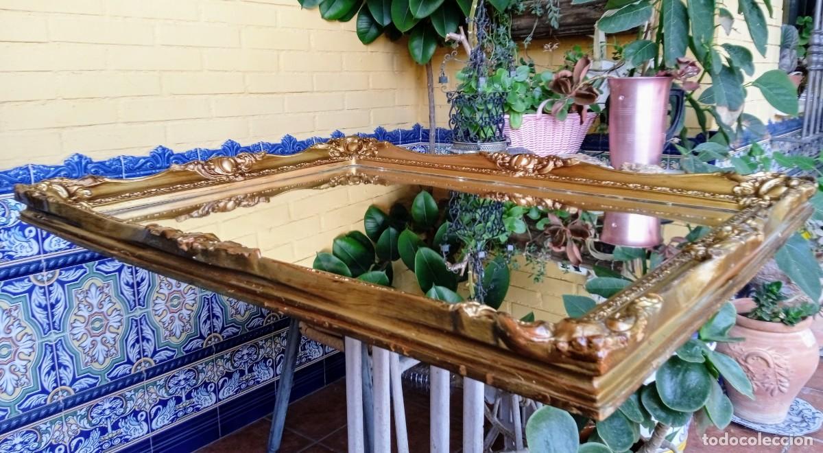 Antig&uuml;edades: Marco dorado con espejo - Foto 4