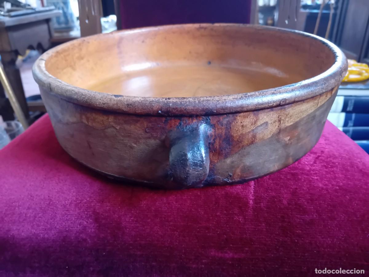 Antig&uuml;edades: Olla de barro cocido y vidriado d&eacute;cada de los 40 - Foto 3