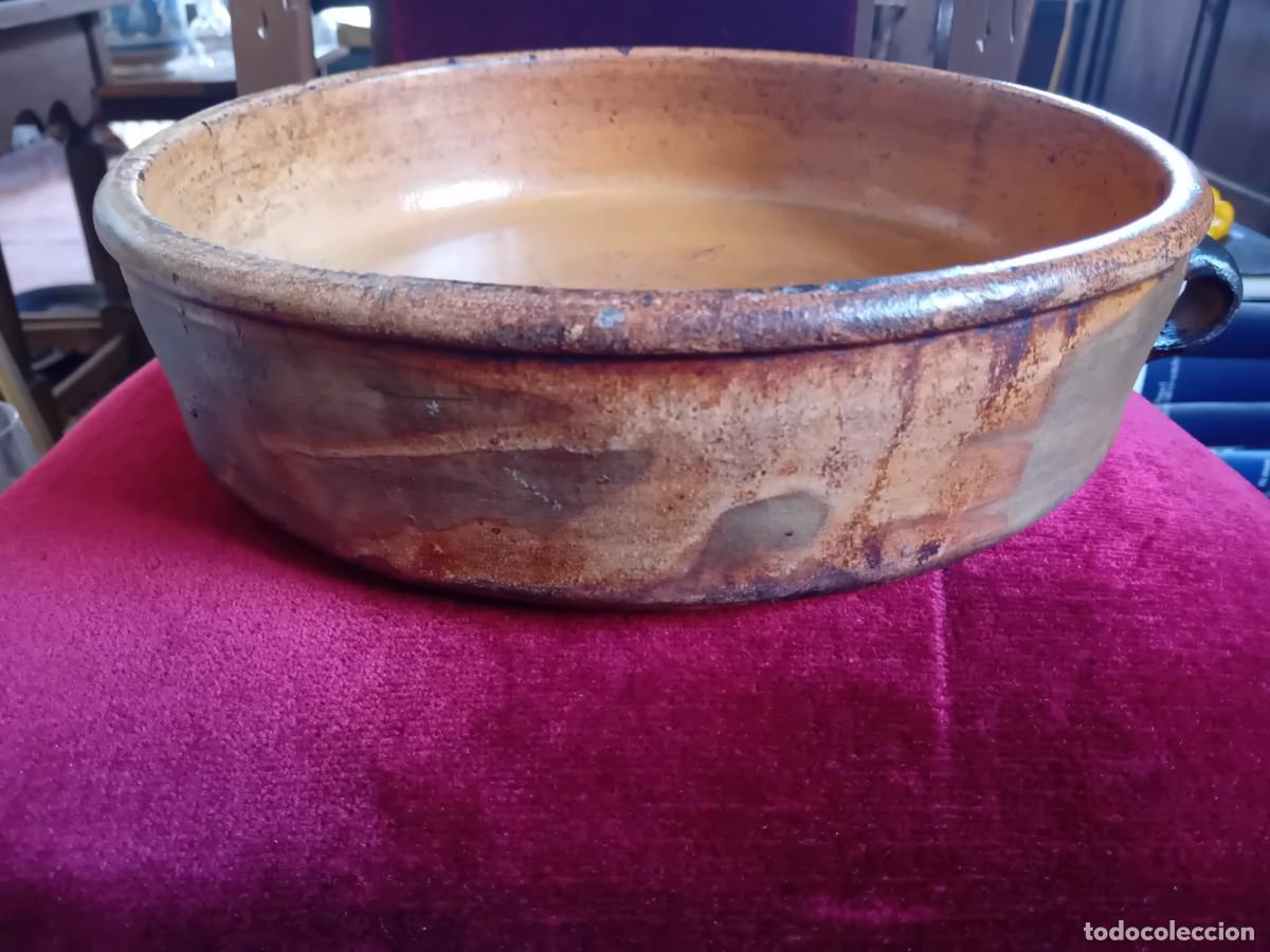 Antig&uuml;edades: Olla de barro cocido y vidriado d&eacute;cada de los 40 - Foto 4