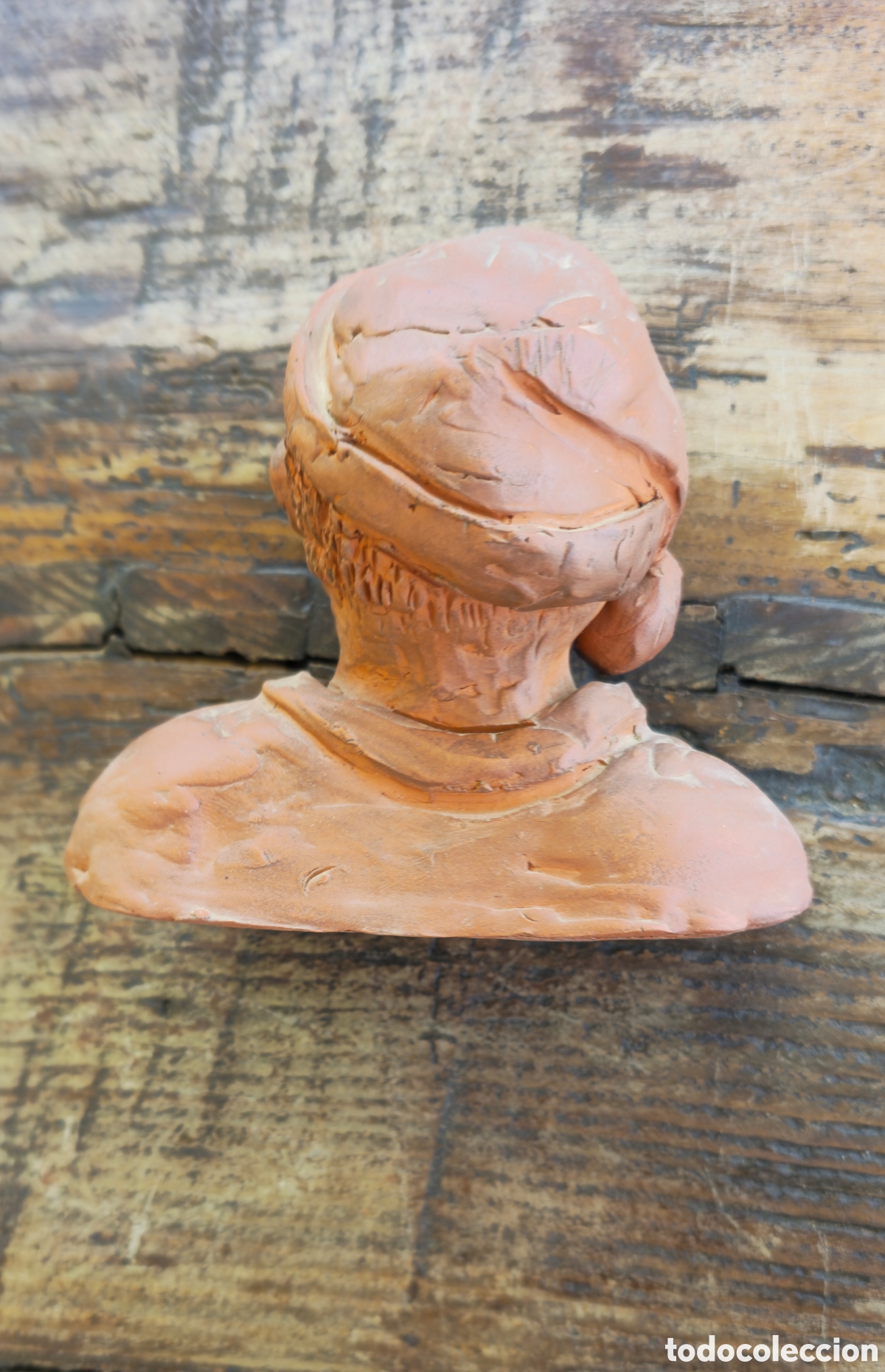Antig&uuml;edades: Busto de terracota artesanal - Foto 2