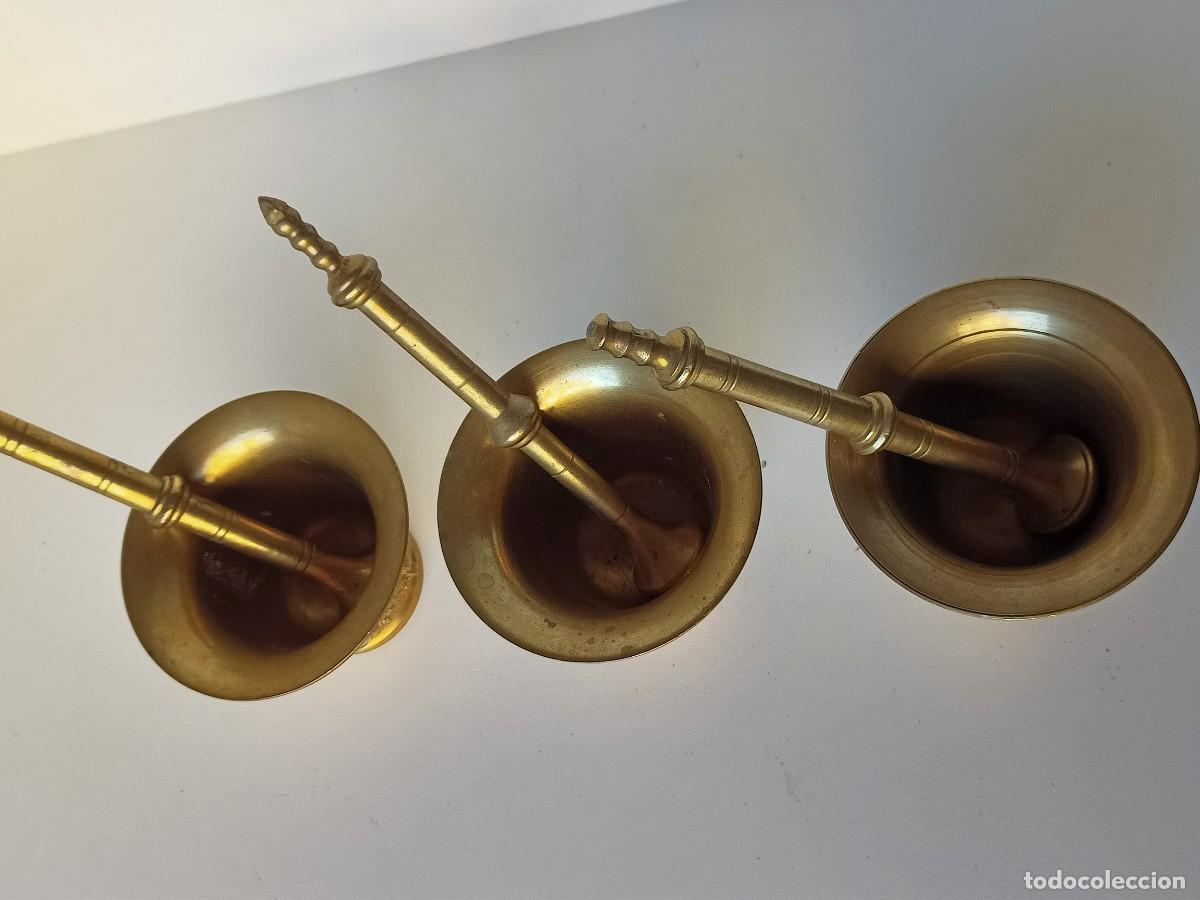 Antig&uuml;edades: Lote de 3 morteros de bronce - Foto 2