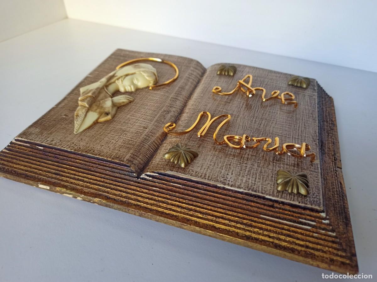 Antig&uuml;edades: Libro de madera, Ave Mar&iacute;a, A&ntilde;os 70 - Foto 2