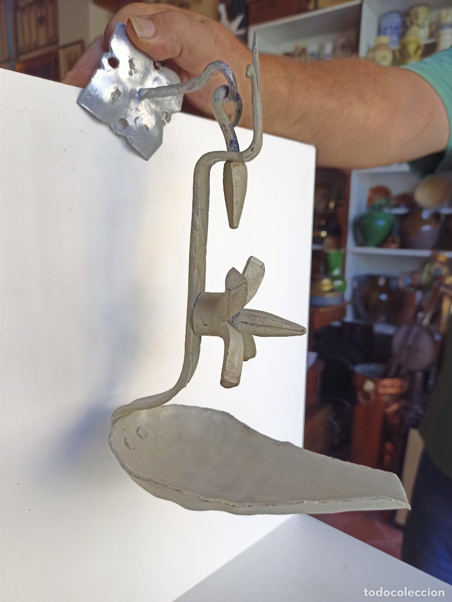 Antig&uuml;edades: Antiguo candil de hierro - Foto 1