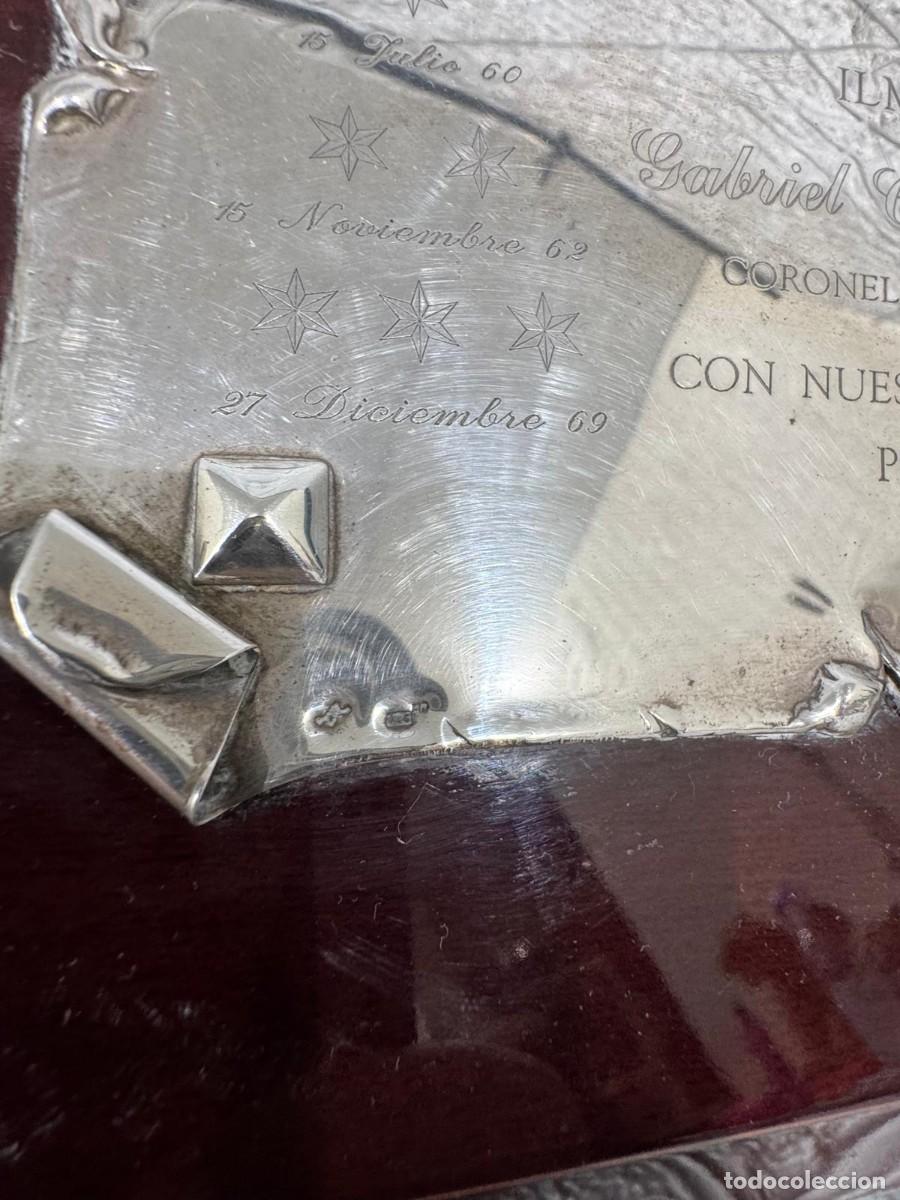 Antig&uuml;edades: Antigua placa de plata - Foto 2