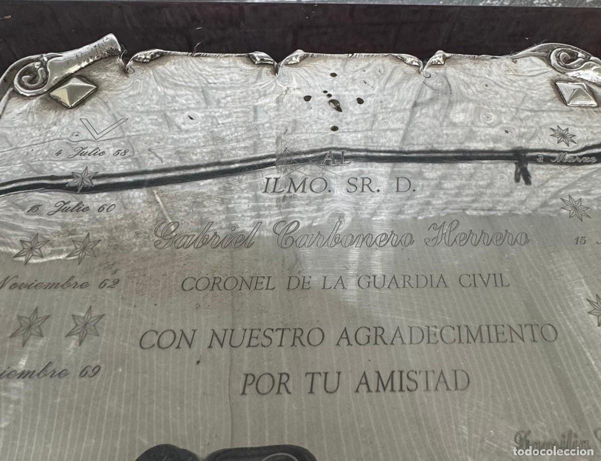 Antig&uuml;edades: Antigua placa de plata - Foto 4