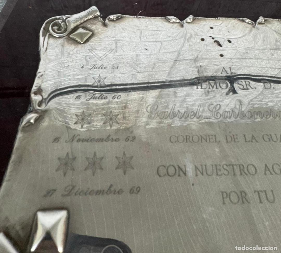 Antig&uuml;edades: Antigua placa de plata - Foto 6